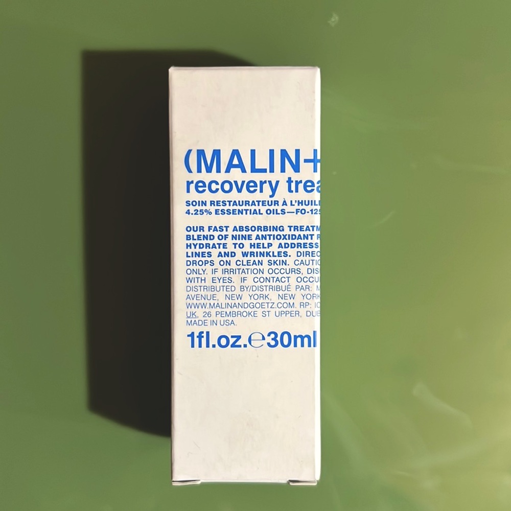 Brand new Malik+goetz recovery treatment oil
